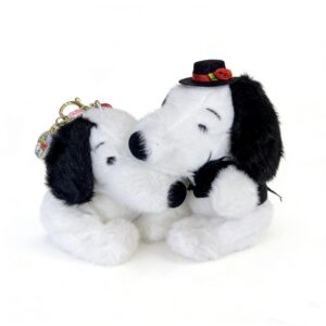 Llavero de Peluche Snoopy Novio y Novia