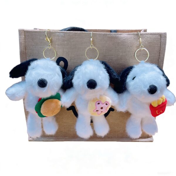 WF-1884 Llavero de Peluche SNOOPY con Comidas