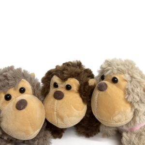 Llaveros de Peluche Changuito con Mochila - Image 3