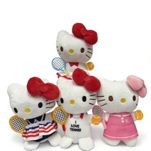 WF-1842 Llaveros de Peluche Kitty Tennis
