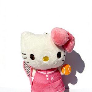 WF-1842 Llaveros de Peluche Kitty Tennis - Image 6
