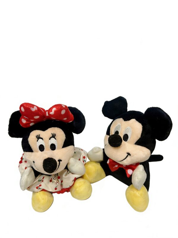 M1111 Llaveros de Peluche Mickey y Minnie
